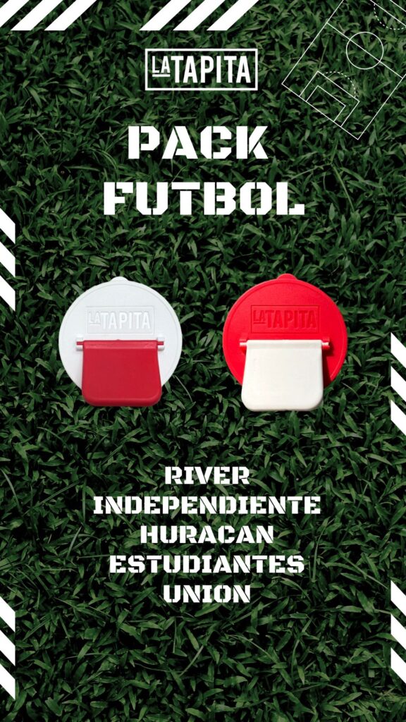 Pack FUTBOL - ROJO Y BLANCO